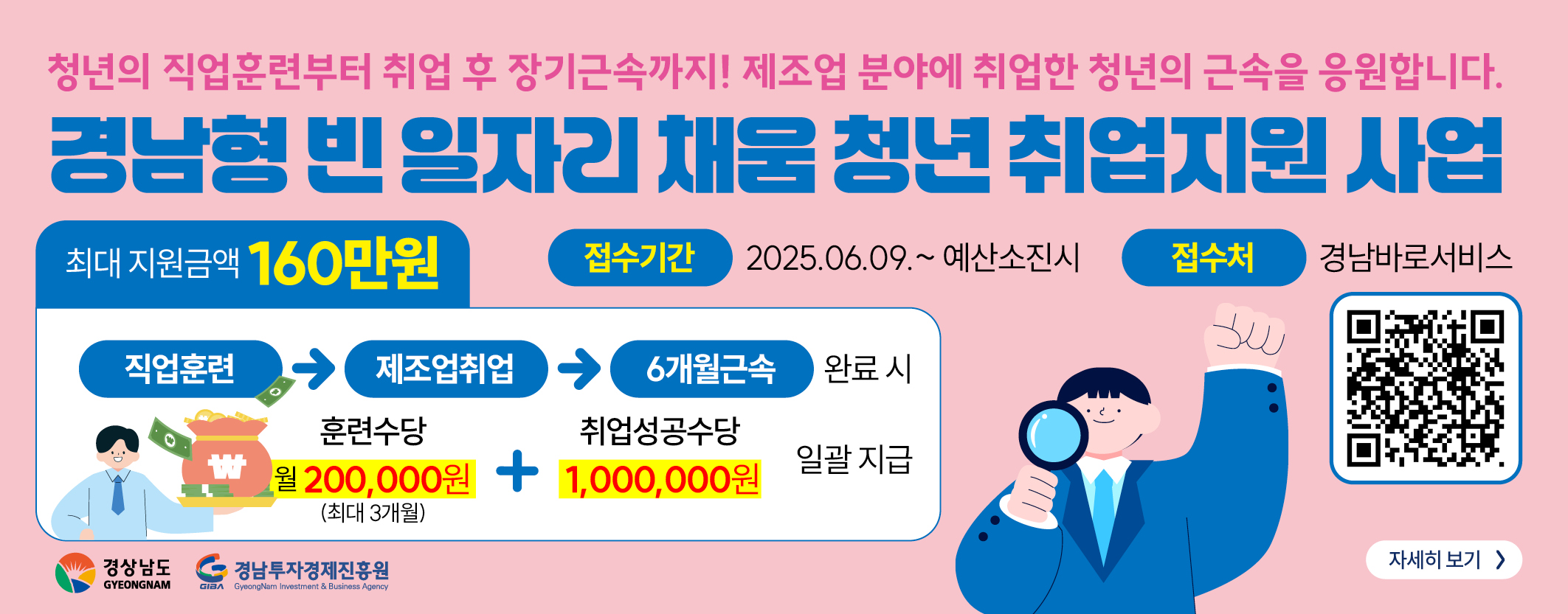 경남형 빈 일자리 채움 청년 취업지원 사업